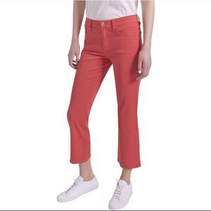 Current/Elliott The Kick Crop Flare In Poinsettia